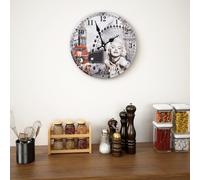 vidaXL Reloj de pared vintage 30 cm