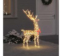 vidaXL Reno 3D 140 LED Blanco cálido 128 cm PET
