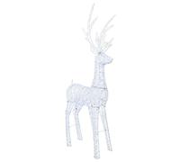 vidaXL Reno de Navidad LED 1000 LED Blanco frío 122 x 56 x 270 cm