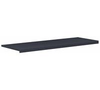 vidaXL: Repisa para ventana, color antracita con efecto madera, 160 x 50 x 4,5 cm, PVC