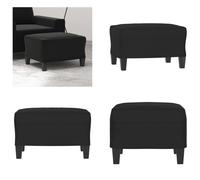 vidaXL Reposapiés de 60x50x41 cm, tejido de microfibra - Reposapiés - Taburete - Banco para los pies - Otomana