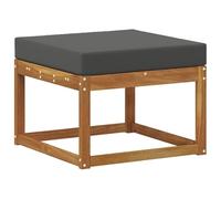 vidaXL Reposapiés de Exterior Madera de Acacia Sólida Natural, Muebles de Acacia para Exterior, Unidad Moderna para Balcón, Diseño Resistente, Relájate en el Jardín
