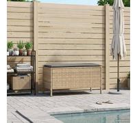 vidaXL Reposapiés de Jardín Beige y Gris Claro 80 x 38 x 42 cm