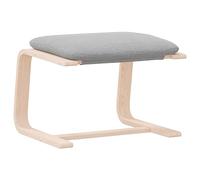vidaXL Reposapiés de Tela Gris Claro 51x41x40 cm, taburetes, Taburete otomana, Asiento de salón, otomana, Taburete de sofá, Muebles de Sala de Estar
