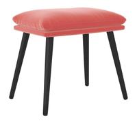 vidaXL Reposapiés de terciopelo rosa 45x29,5x35 cm