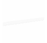 vidaXL Repuesto de Volantes para toldo Blanco 280 x 20 cm Poliéster