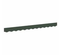 vidaXL Repuesto de Volantes para toldo Verde Oscuro 381 x 20 cm