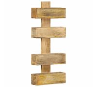 vidaXL Revistero de pared madera maciza de mango 30x11x72 cm