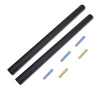 vidaXL Rollo adhesivo 2 uds de pizarra de pared con tizas en dimensiones 0.45 x 2 m/0.6 x 3 m/0.6 x 2 m