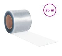 vidaXL Rollo de cortina de tiras PVC 1,6mm x 200mm 25 m