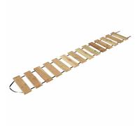 vidaXL Rollo de decking Natural 35 x 300 cm Madera de pino impregnada