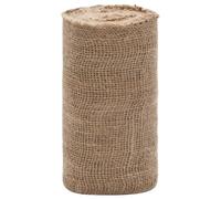 vidaXL Rollo de yute Tela de arpillera 100% yute 200 gsm 0,25x50 m
