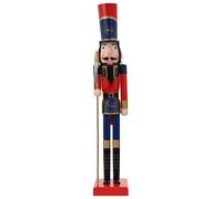 vidaXL Rompe nueces navideño TURKU, rojo y , 91 cm