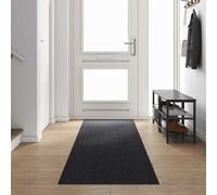 vidaXL Runner de Alfombra Antracita 80 x 400 cm tela