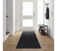 vidaXL Runner de Alfombra Antracita 80 x 500 cm tela