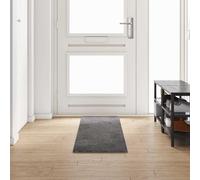 vidaXL Runner de Alfombra Gris 50 x 250 cm, Alfombrillas para Pasillo, diseño Antideslizante, Estilo Moderno, Suave en Interiores, Ideal para Zonas concurridas