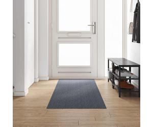 vidaXL Runner de Alfombra Gris 80 x 300 cm tela