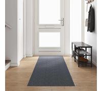 vidaXL Runner de Alfombra Gris 80 x 400 cm tela