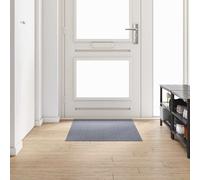 vidaXL Runner de Alfombra Gris Claro 80 x 150 cm tela