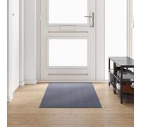 vidaXL Runner de Alfombra Gris Claro 80 x 250 cm tela
