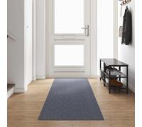 vidaXL Runner de Alfombra Gris Claro 80 x 400 cm tela