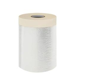 VidaXL - Sábana de succión con cinta adhesiva (12 unidades, 30 x 3300 cm, HDPE, lámina adhesiva, cubierta antipolvo autoadhesiva, protección impermeable para bricolaje, fácil instalación, fuerte