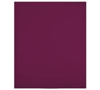 vidaXL Sábanas bajeras jersey 2 uds algodón burdeos 100x200 cm