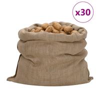 vidaXL Sacos de yute 30 unidades 100x110 cm 100% yute 340 g/m²