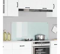 vidaXL Salpicadero de cocina 120 x 50 cm vidrio templado, moderno y resistente al calor