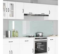 vidaXL Salpicadero de cocina 2 pcs 100 x 60 cm vidrio templado