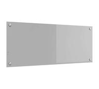 vidaXL Salpicadero de Cocina Gris Claro 100 x 40 cm Vidrio Templado | Hecho para durar, Perfecto para la cocina, Se ve genial