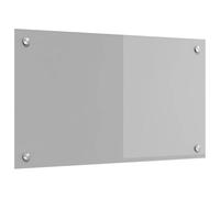 vidaXL Salpicadero de Cocina Gris Claro 70 x 40 cm Vidrio Templado, Diseño Elegante de Cocina, Resistente Vidrio para Salpicaduras, Toque Moderno, fácil de Instalar y actualizar