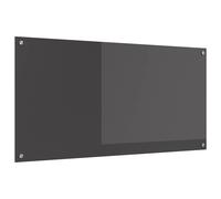 vidaXL Salpicadero de cocina Gris oscuro 120 x 60 cm vidrio templado