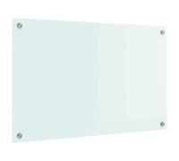 vidaXL Salpicadero de Cocina Leche 80 x 50 cm Vidrio Templado
