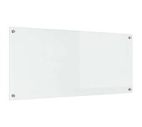 vidaXL Salpicadero de cocina Transparente 110 x 50 cm vidrio templado