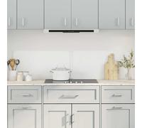 vidaXL Salpicaderos cocina 2 uds vidrio templado transparente 80x40 cm