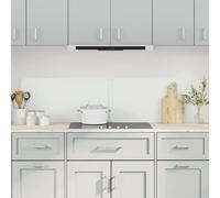 vidaXL Salpicaderos cocina 2 uds vidrio templado transparente 80x60 cm