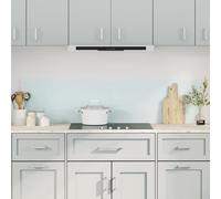 vidaXL Salpicaderos de cocina 2 uds vidrio templado blanco 80x60 cm
