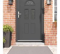 vidaXL Sellos de cepillo de puerta atornillables 2 uds. Blanco 100 cm
