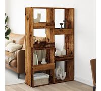 vidaXL Separador de ambientes madera envejecida 100x33x155,5 cm