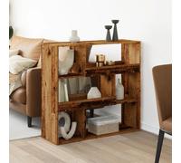 vidaXL Separador de ambientes madera envejecida 100x33x94,5 cm