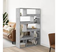 vidaXL Separador de ambientes madera gris hormigón 100x33x156,5 cm