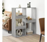 vidaXL Separador de ambientes madera gris Sonoma 100x33x115 cm