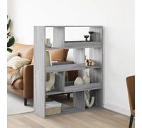 vidaXL Separador de ambientes madera gris Sonoma 100x33x125,5 cm