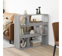 vidaXL Separador de ambientes madera gris Sonoma 100x33x94,5 cm