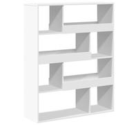 vidaXL Separador de ambientes madera ingeniería blanco 100x33x125,5 cm