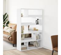 vidaXL Separador de ambientes madera ingeniería blanco 100x33x156,5 cm