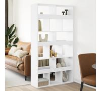 vidaXL Separador de ambientes madera ingeniería blanco 100x33x187,5 cm
