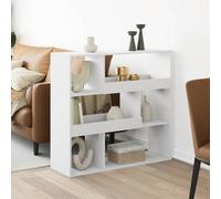 vidaXL Separador de ambientes madera ingeniería blanco 100x33x94,5 cm