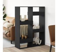 vidaXL Separador de ambientes madera ingeniería negro 100x33x135 cm